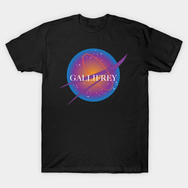 Gallifrey National Aeronautics & Space Administration T-Shirt by leslieharris372